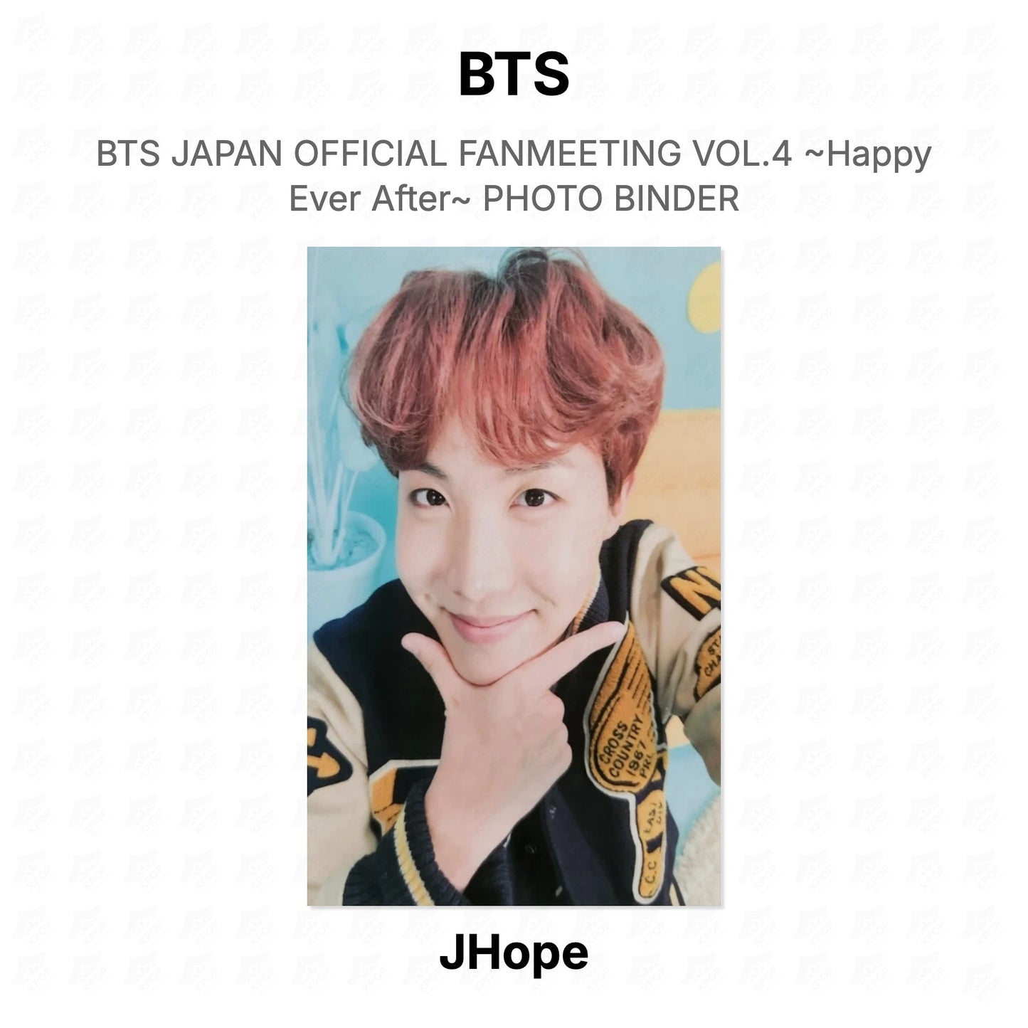 BTS JAPAN OFFICIAL FANMEETING VOL.4 ~Happy Ever After~ PHOTO BINDER Official Photocard