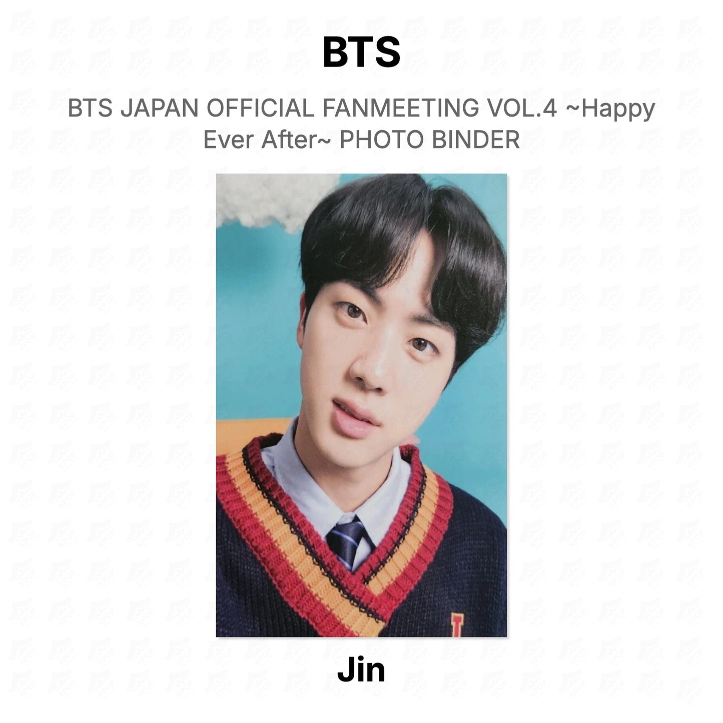 BTS JAPAN OFFICIAL FANMEETING VOL.4 ~Happy Ever After~ PHOTO BINDER Official Photocard