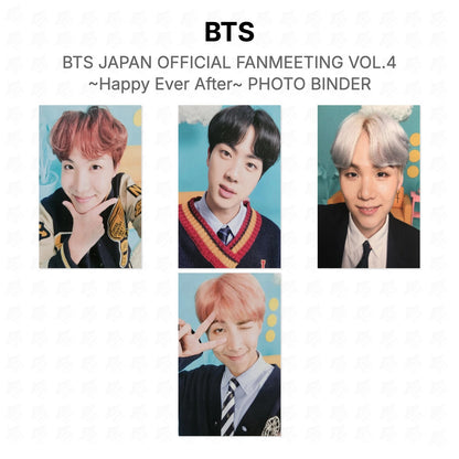 BTS JAPAN OFFICIAL FANMEETING VOL.4 ~Happy Ever After~ PHOTO BINDER Official Photocard