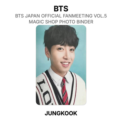BTS BTS JAPAN OFFICIAL FANMEETING VOL.5 MAGIC SHOP PHOTO BINDER Offizielle Fotokarte