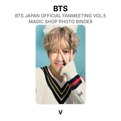BTS BTS JAPAN OFFICIAL FANMEETING VOL.5 MAGIC SHOP PHOTO BINDER Offizielle Fotokarte