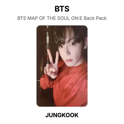 BTS BTS MAP OF THE SOUL ON:E Back Pack Official Photocard