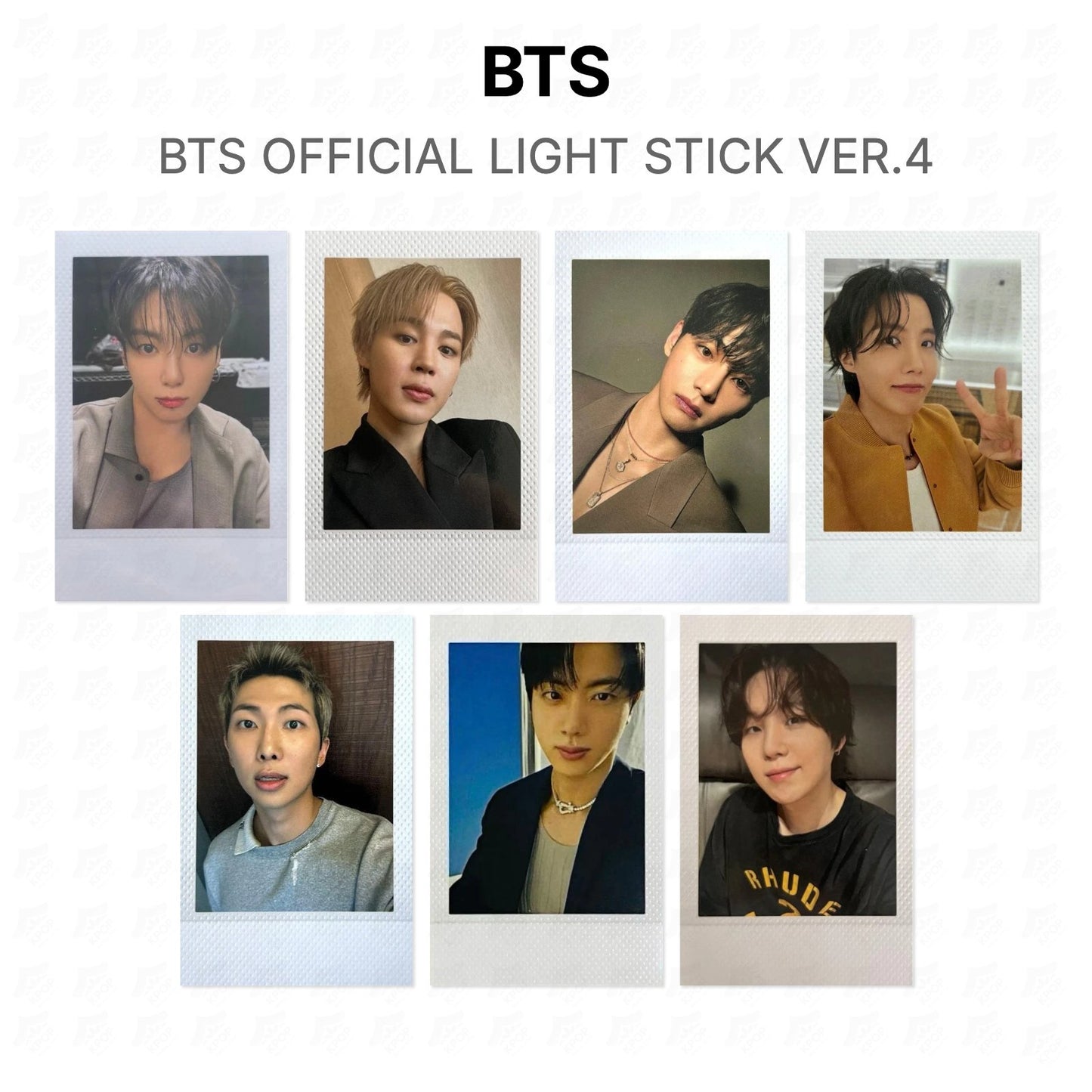 BTS BTS OFFICIAL LIGHT STICK VER.4 Official Photocard