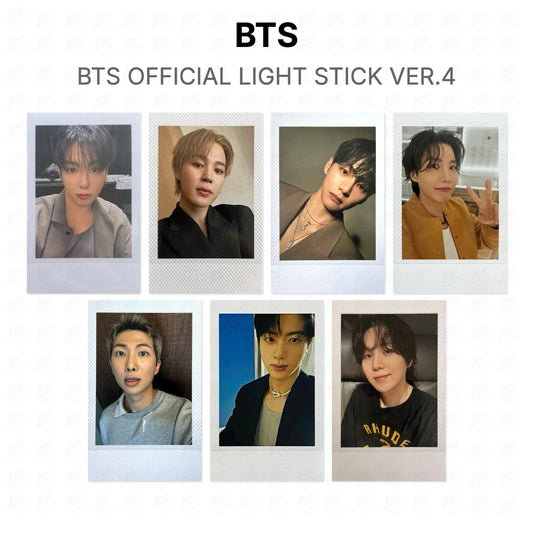 BTS BTS OFFICIAL LIGHT STICK VER.4 Official Photocard