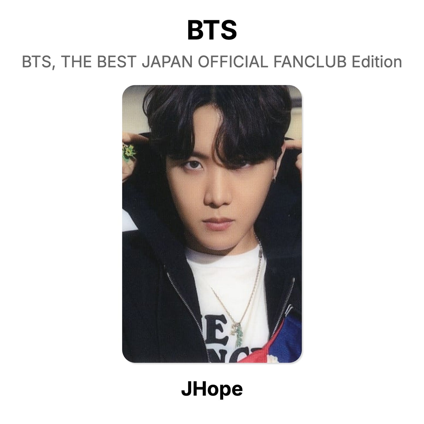 BTS BTS, THE BEST JAPAN OFFICIAL FANCLUB Edition Official Photocard