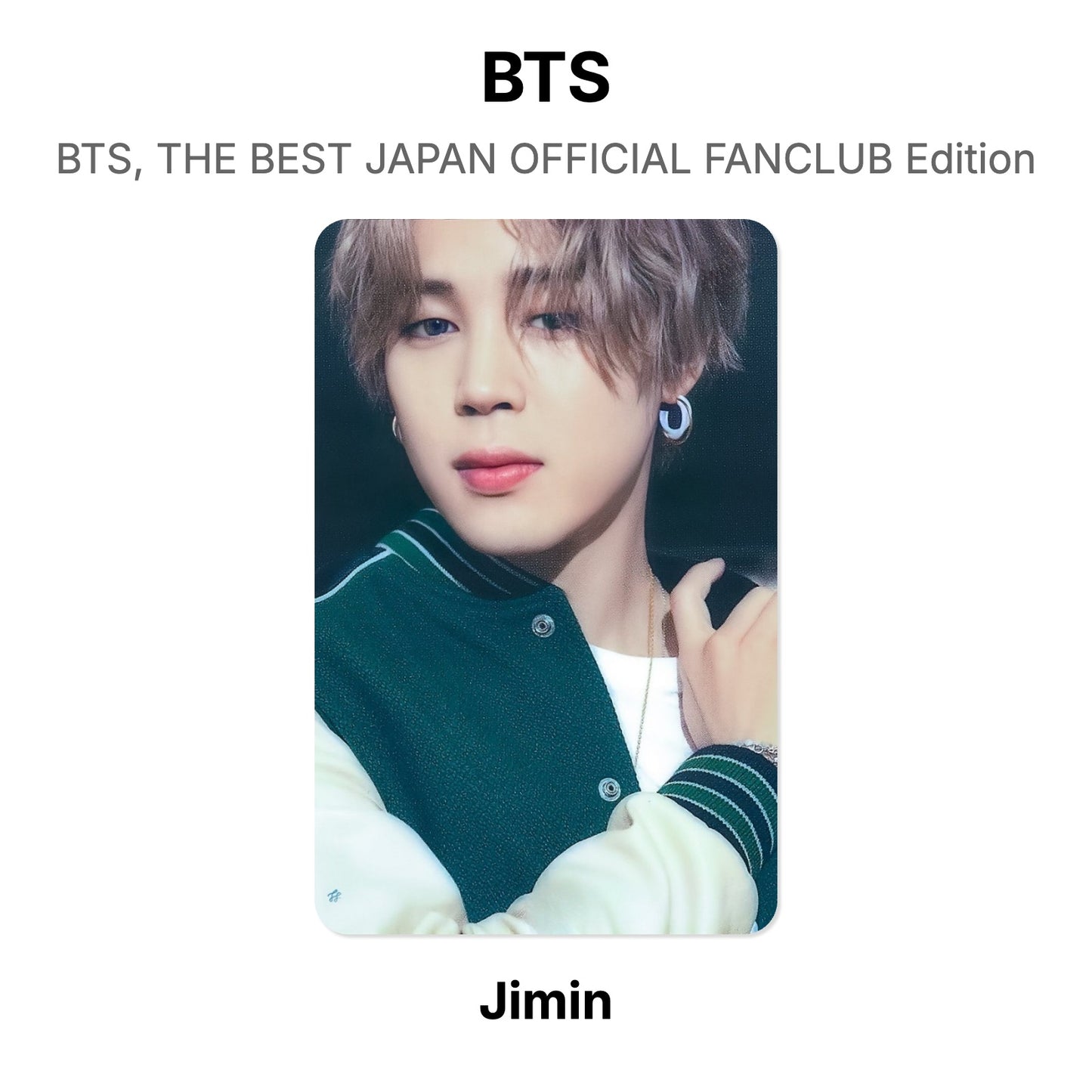 BTS BTS, THE BEST JAPAN OFFICIAL FANCLUB Edition Official Photocard