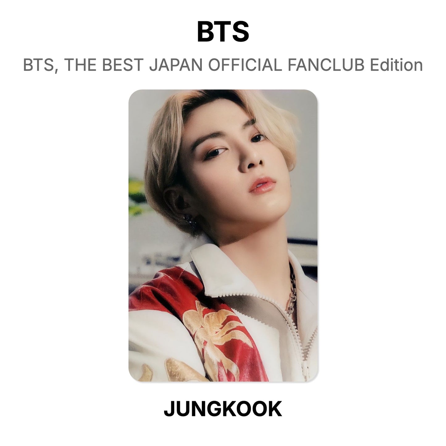 BTS BTS, THE BEST JAPAN OFFICIAL FANCLUB Edition Official Photocard