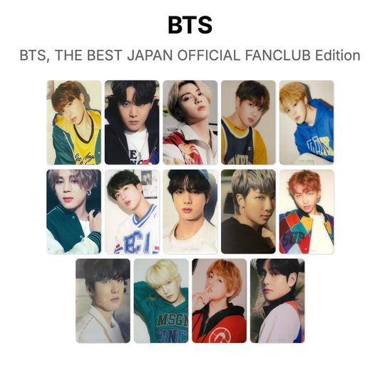 BTS BTS, THE BEST JAPAN OFFICIAL FANCLUB Edition Official Photocard