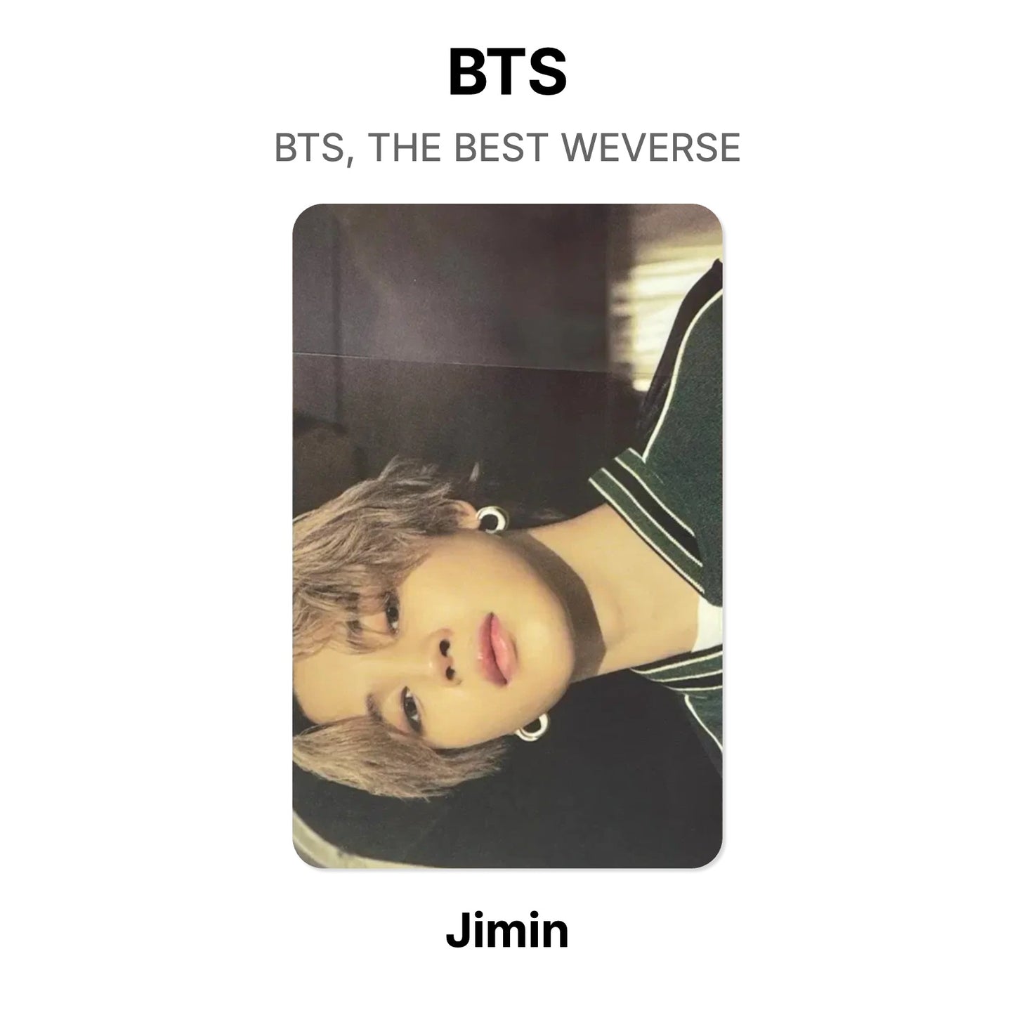 BTS BTS, THE BEST WEVERSE โฟโต้การ์ดของแท้