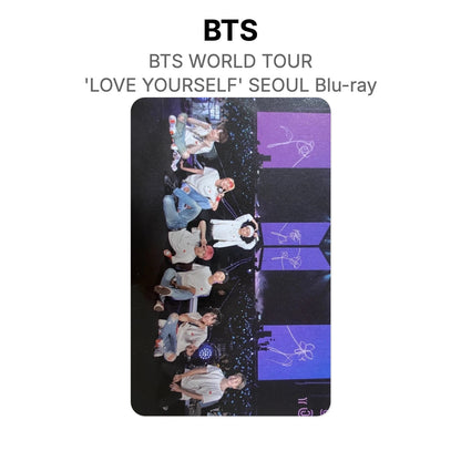 BTS BTS WORLD TOUR 'LOVE YOURSELF' SEOUL Blu-ray photocard resmi