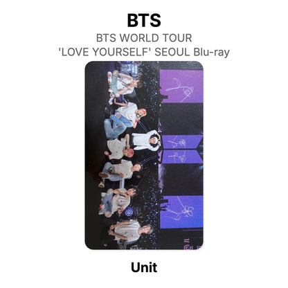 BTS BTS WORLD TOUR 'LOVE YOURSELF' SEOUL Blu-ray photocard resmi