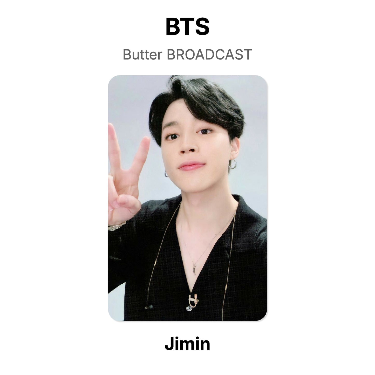 BTS Butter BROADCAST Offizielle Photocard
