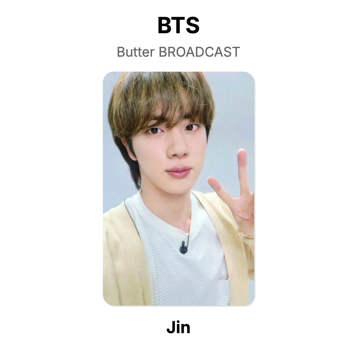 BTS Butter BROADCAST Offizielle Photocard