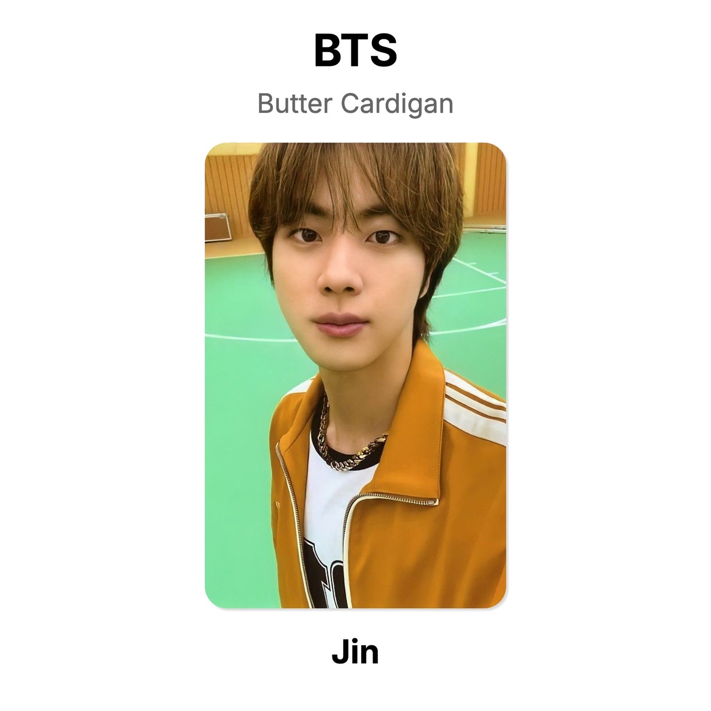 BTS Butter Cardigan photocard officielle