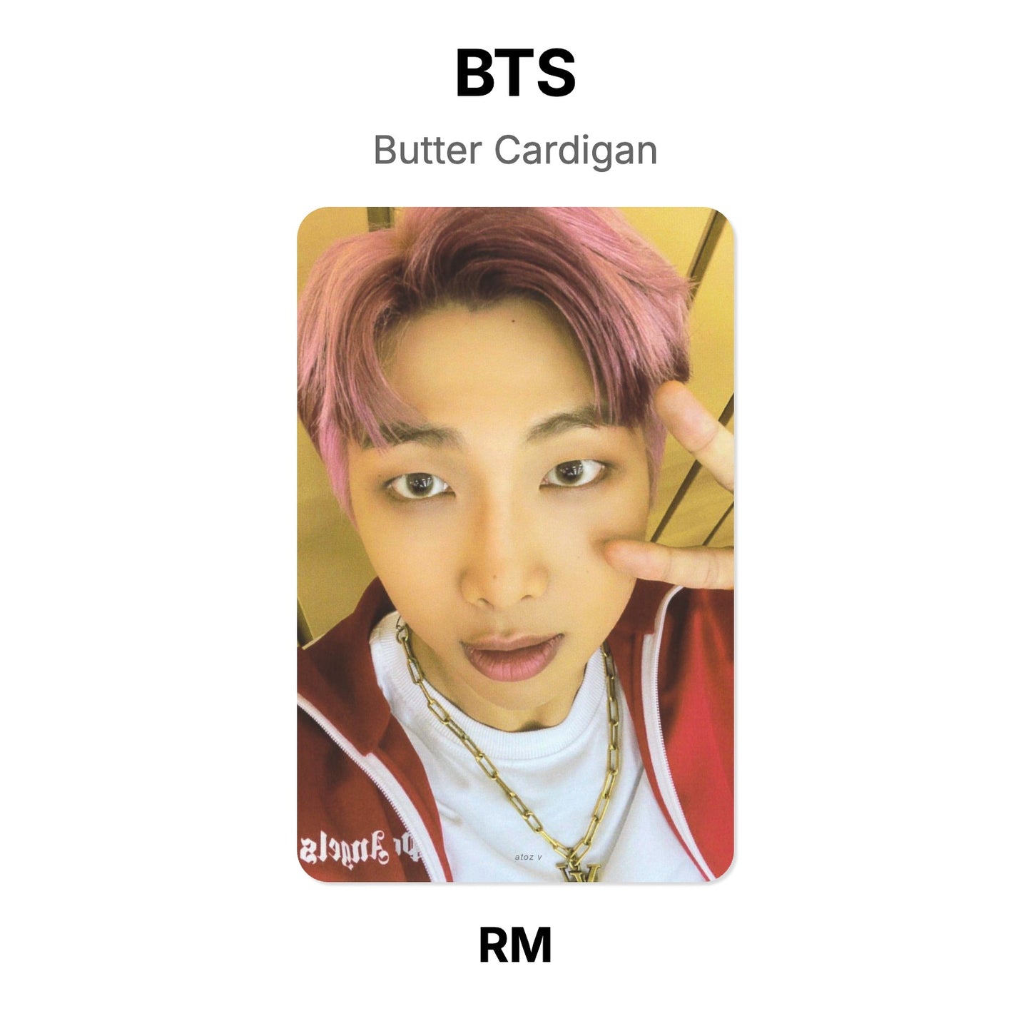 BTS Butter Cardigan photocard officielle