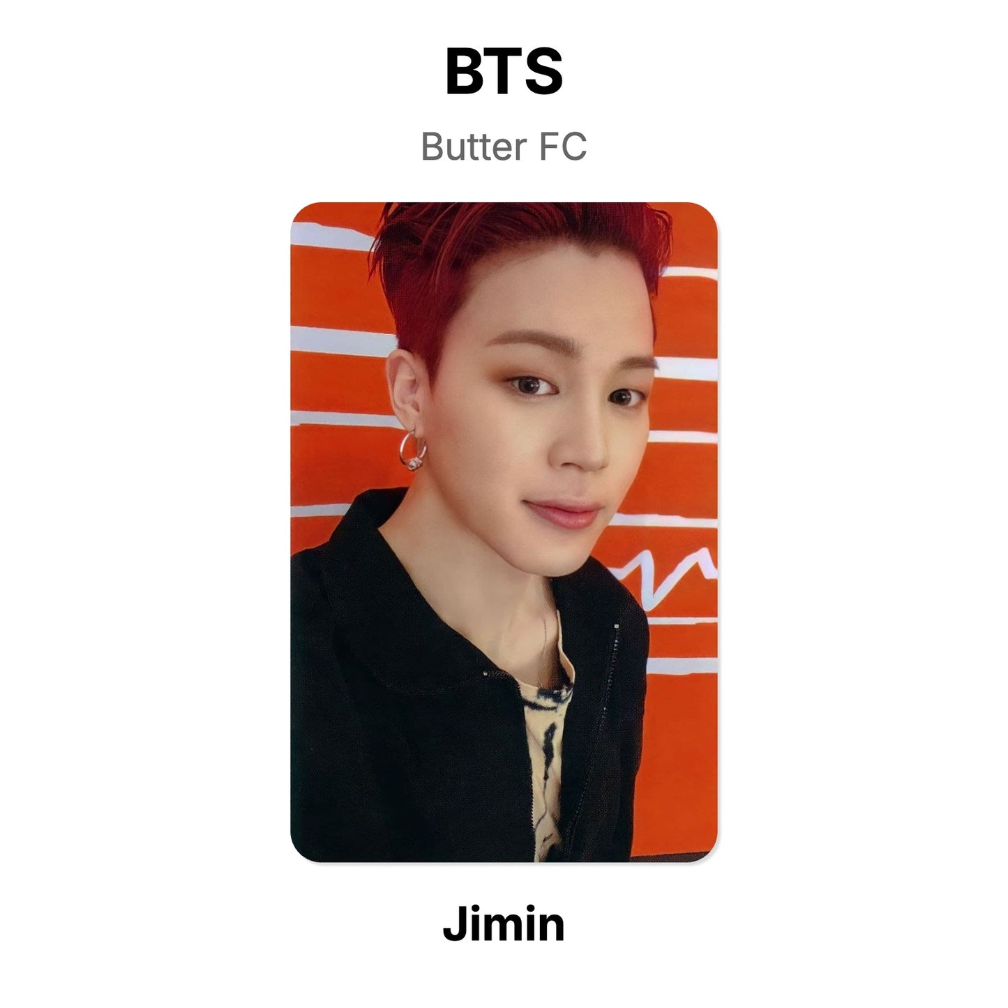 BTS Butter FC Official Photocard