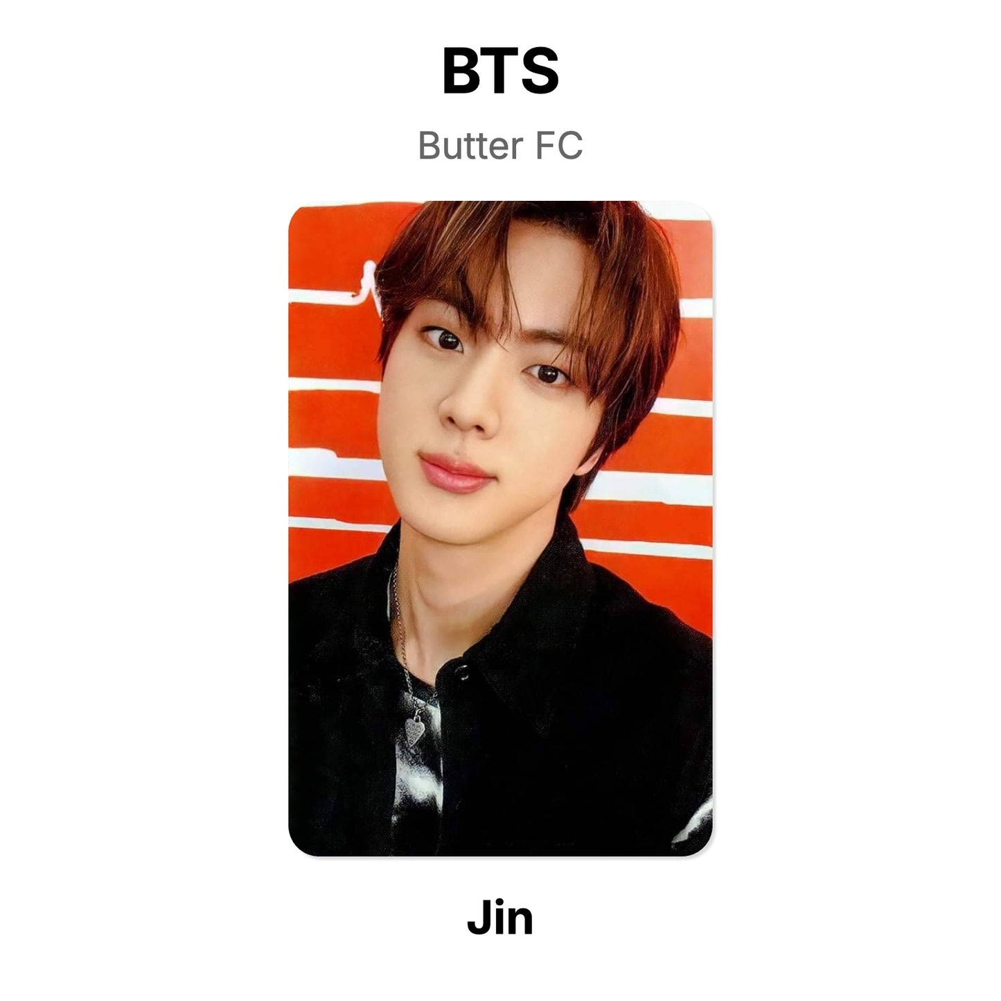 BTS Butter FC Official Photocard