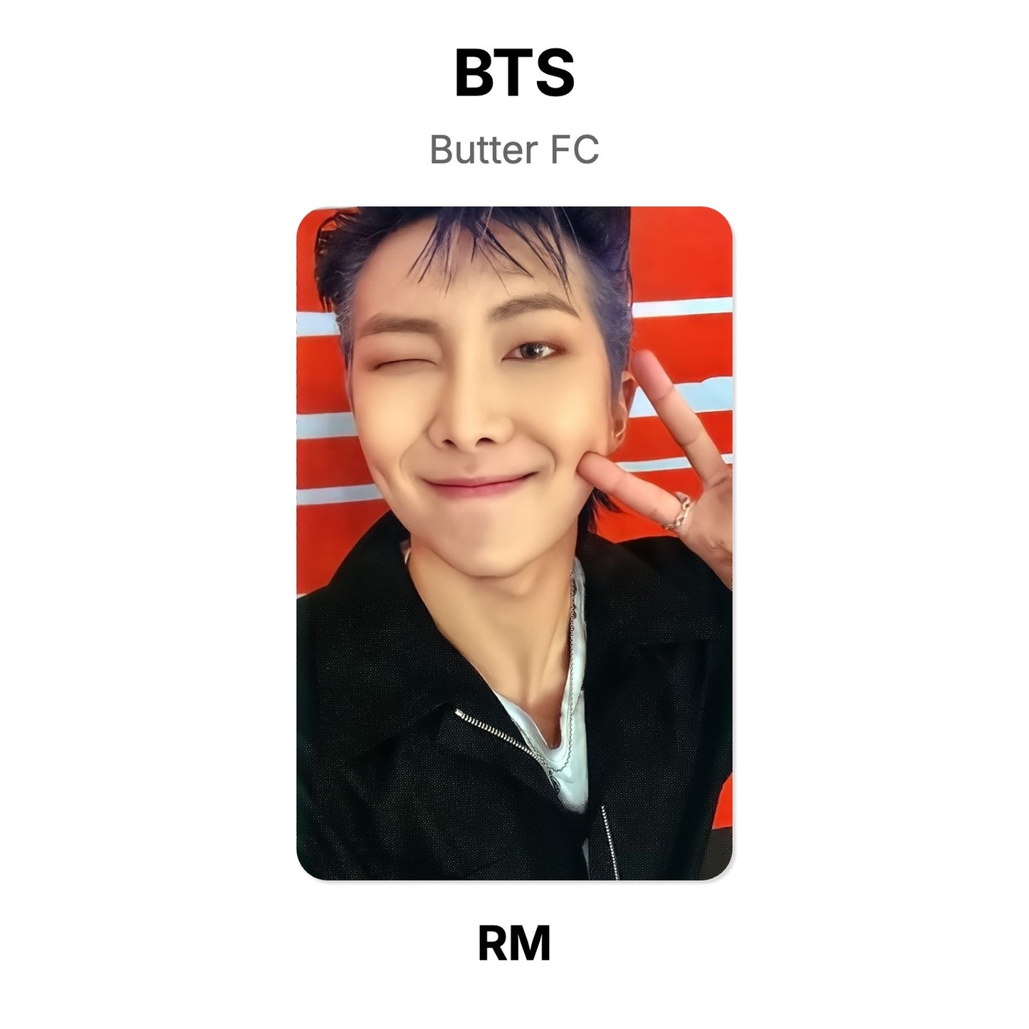 BTS Butter FC Official Photocard