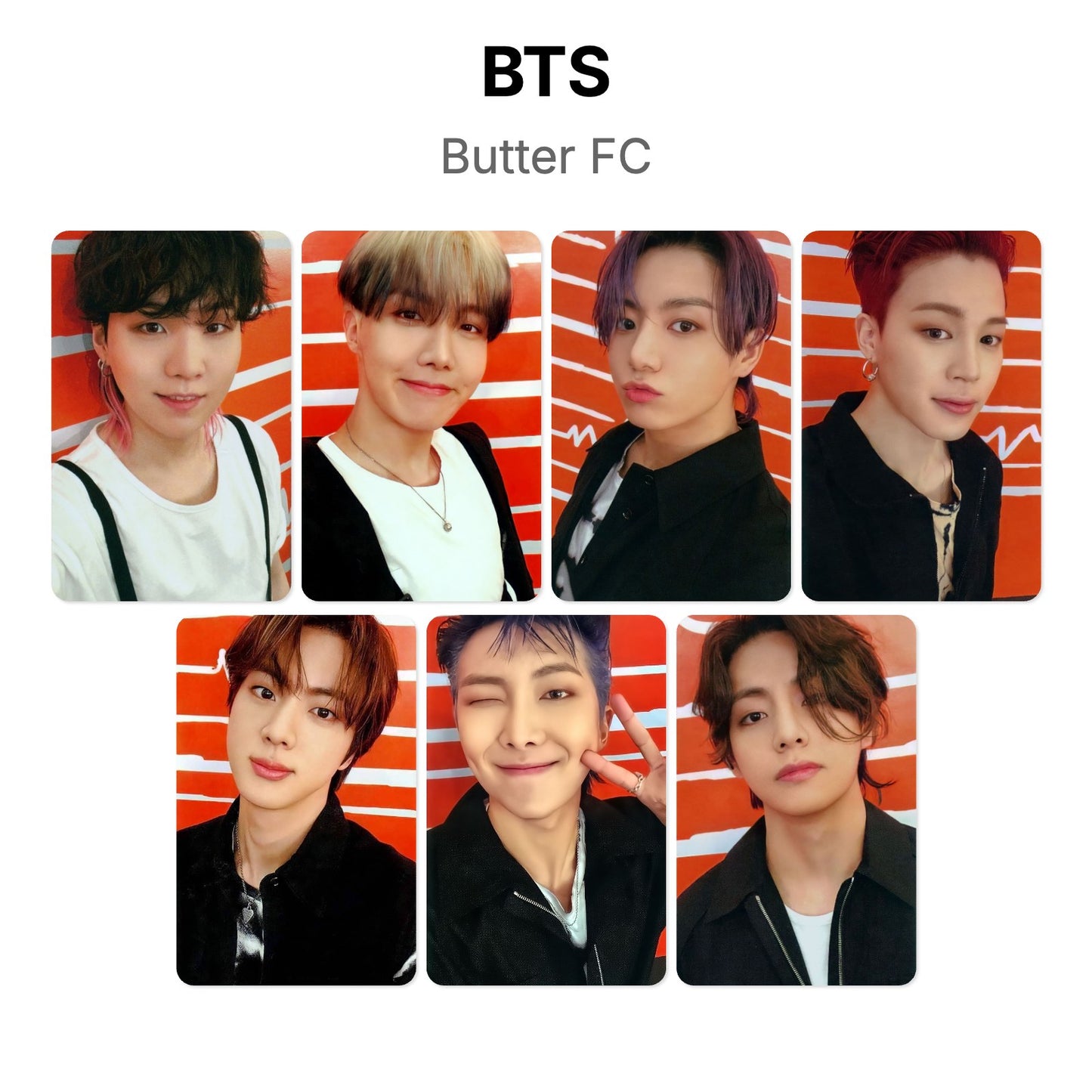 BTS Butter FC Official Photocard