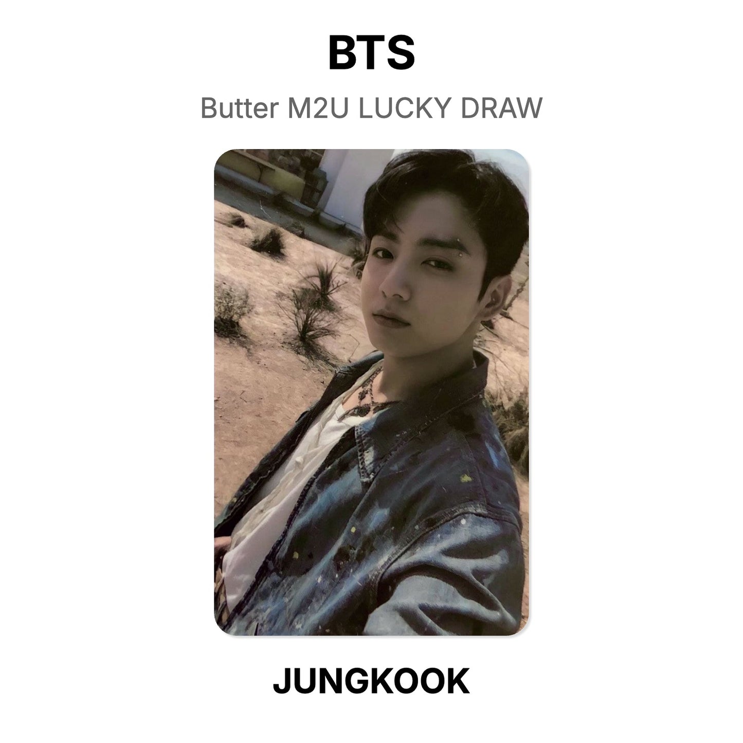 BTS Butter M2U LUCKY DRAW photocard oficial