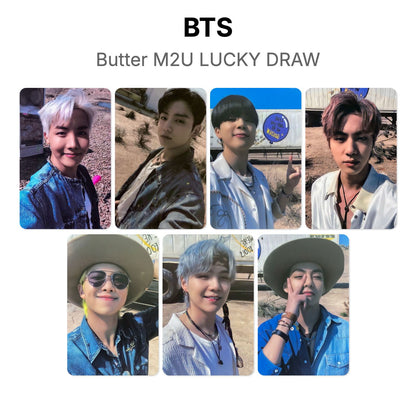 BTS Butter M2U LUCKY DRAW photocard oficial