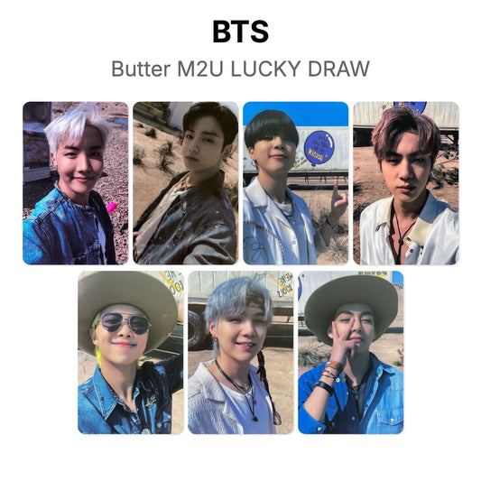 BTS Butter M2U LUCKY DRAW Official Photocard