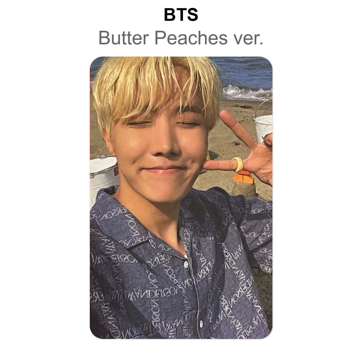 BTS Butter Peaches ver. photocard oficial
