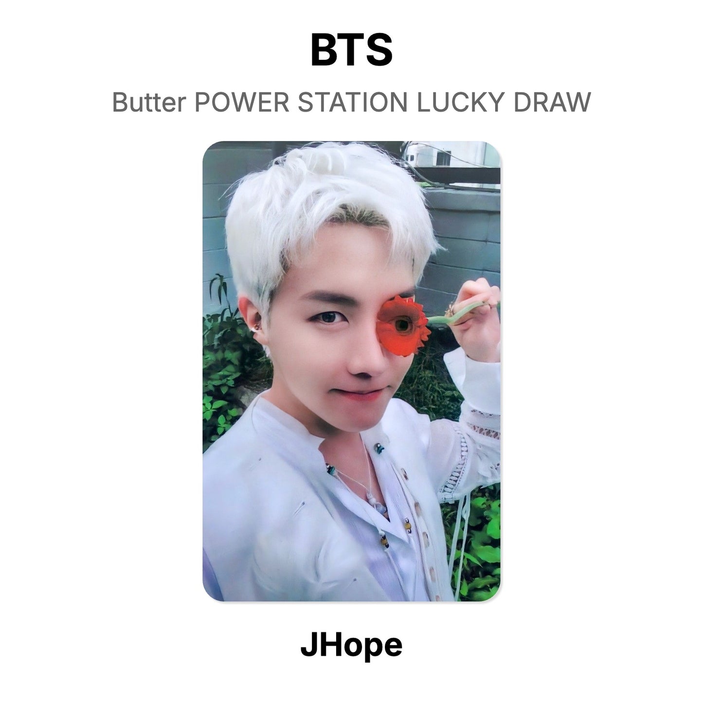 BTS Butter POWER STATION LUCKY DRAW Official Photocard