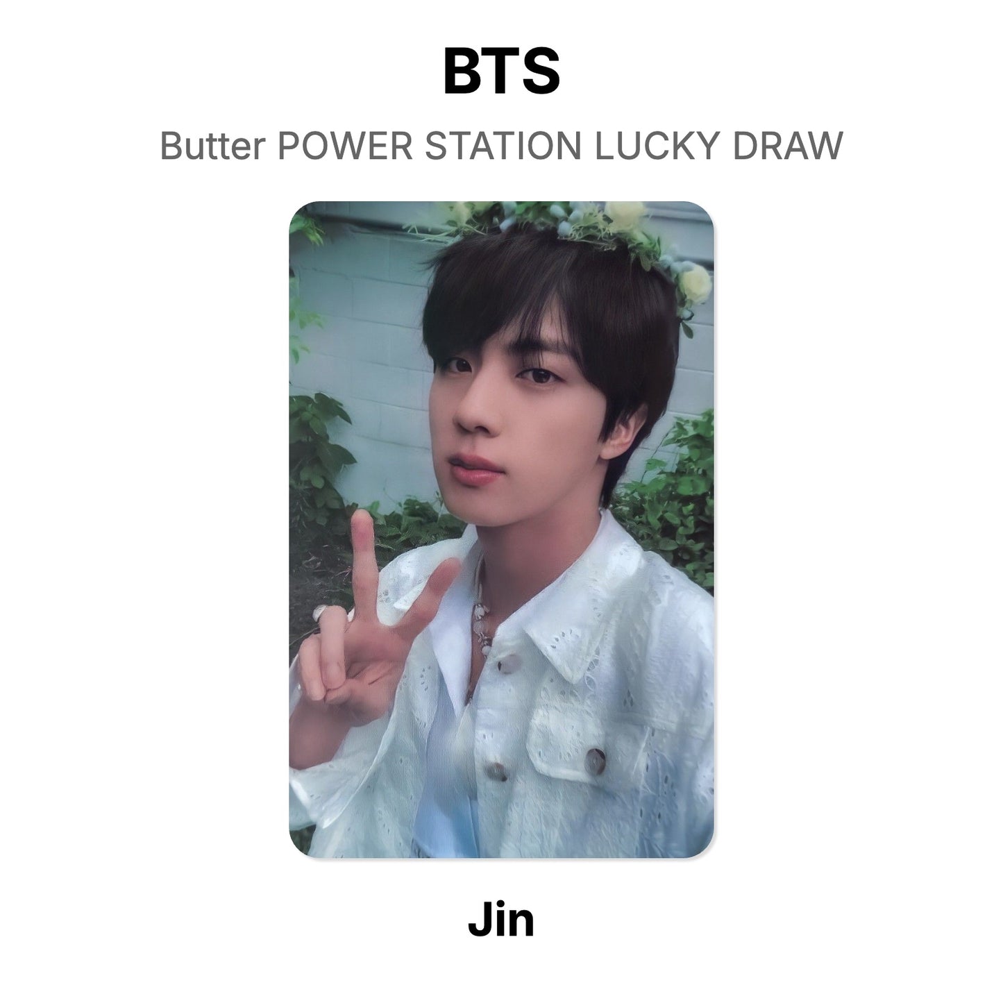 BTS Butter POWER STATION LUCKY DRAW Official Photocard