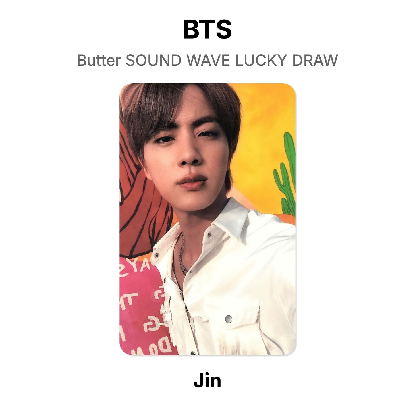 BTS Butter SOUND WAVE LUCKY DRAW photocard officielle