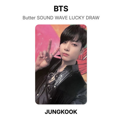 BTS Butter SOUND WAVE LUCKY DRAW photocard officielle