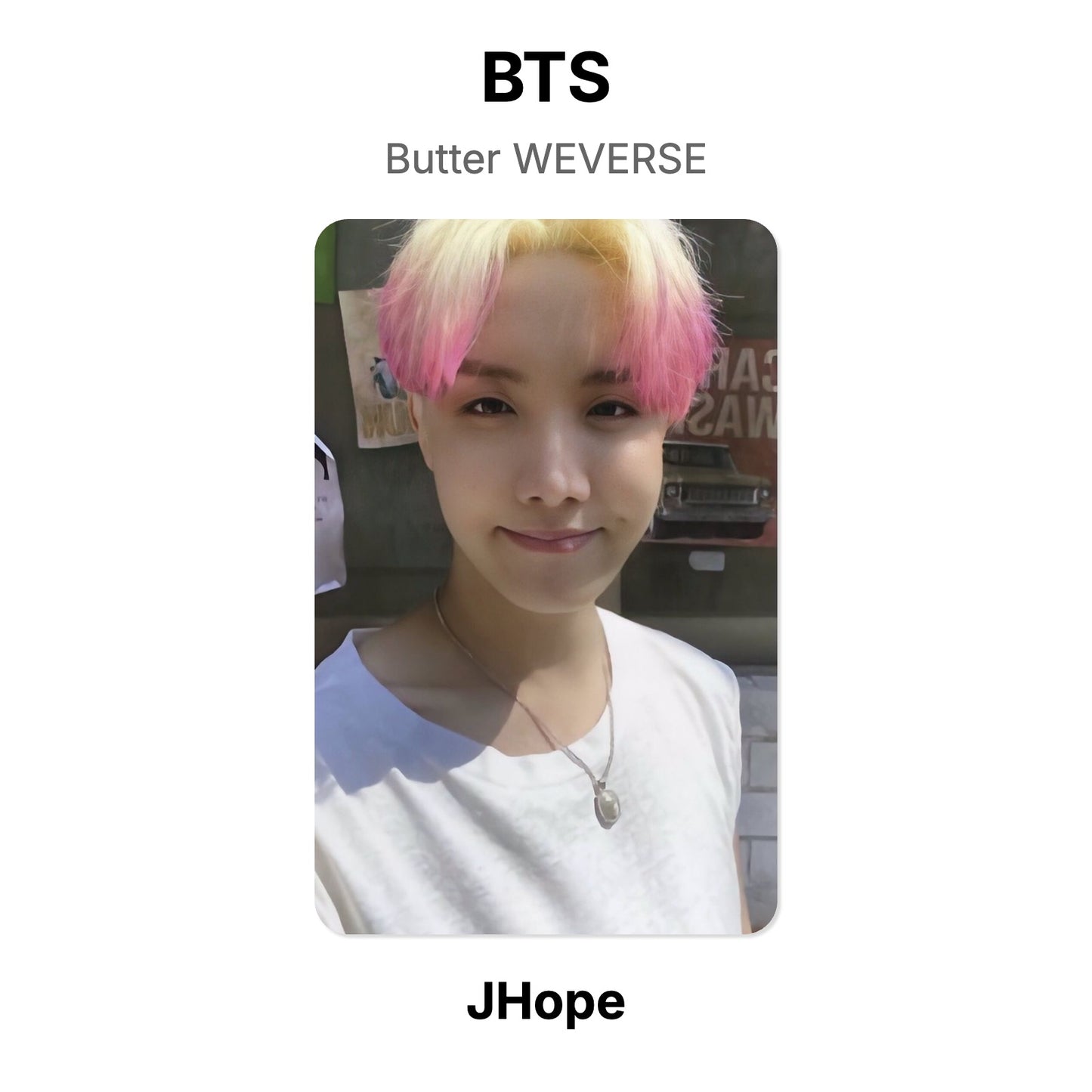BTS Butter WEVERSE photocard oficial