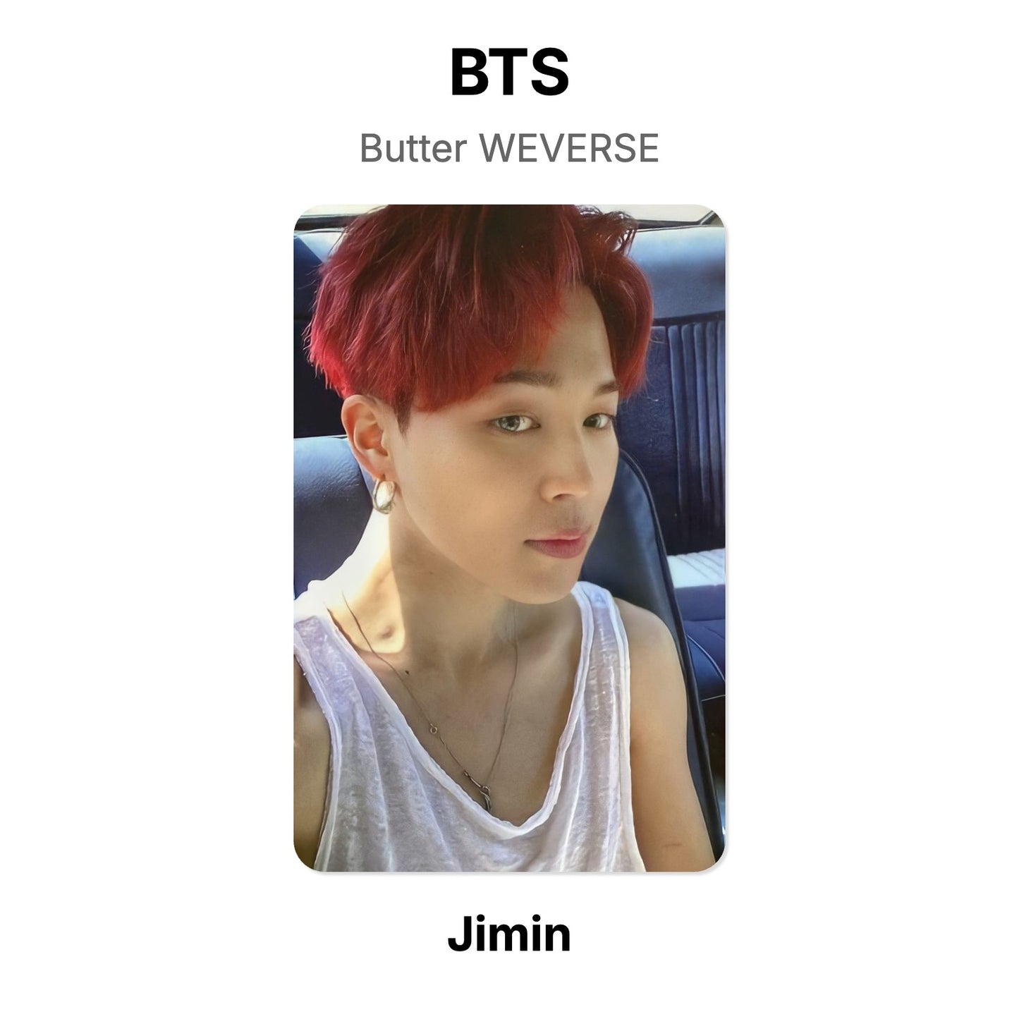 BTS Butter WEVERSE photocard oficial