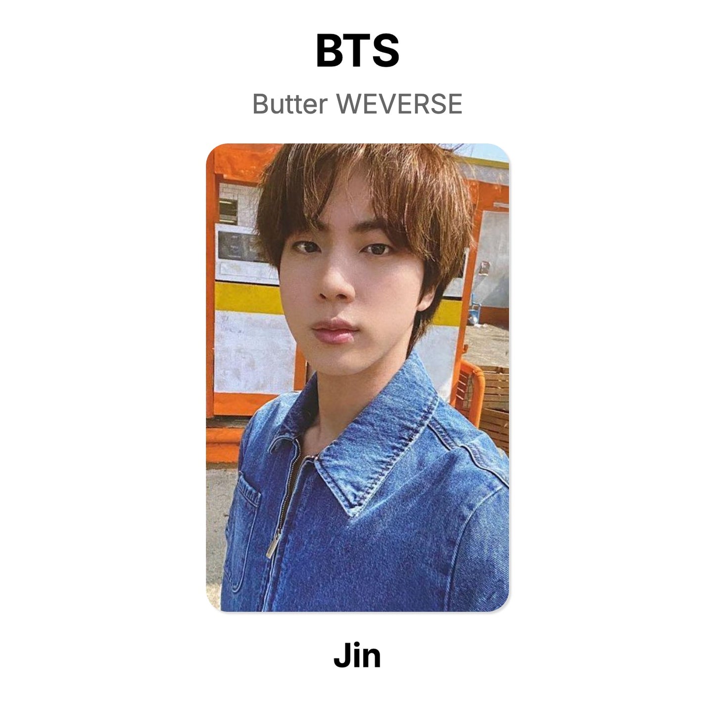 BTS Butter WEVERSE photocard oficial
