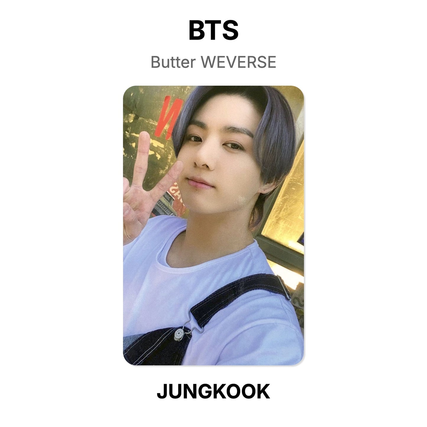 BTS Butter WEVERSE photocard oficial