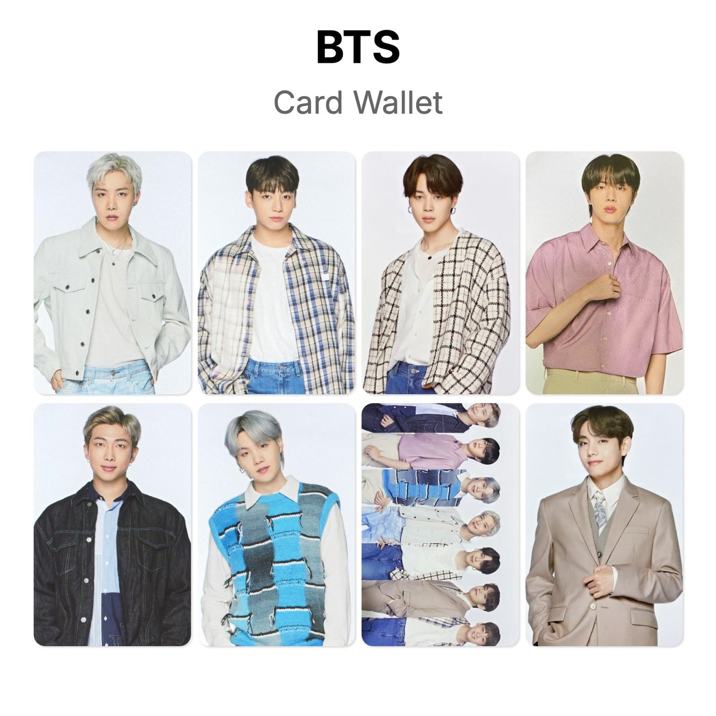 BTS Card Wallet Official Photocard