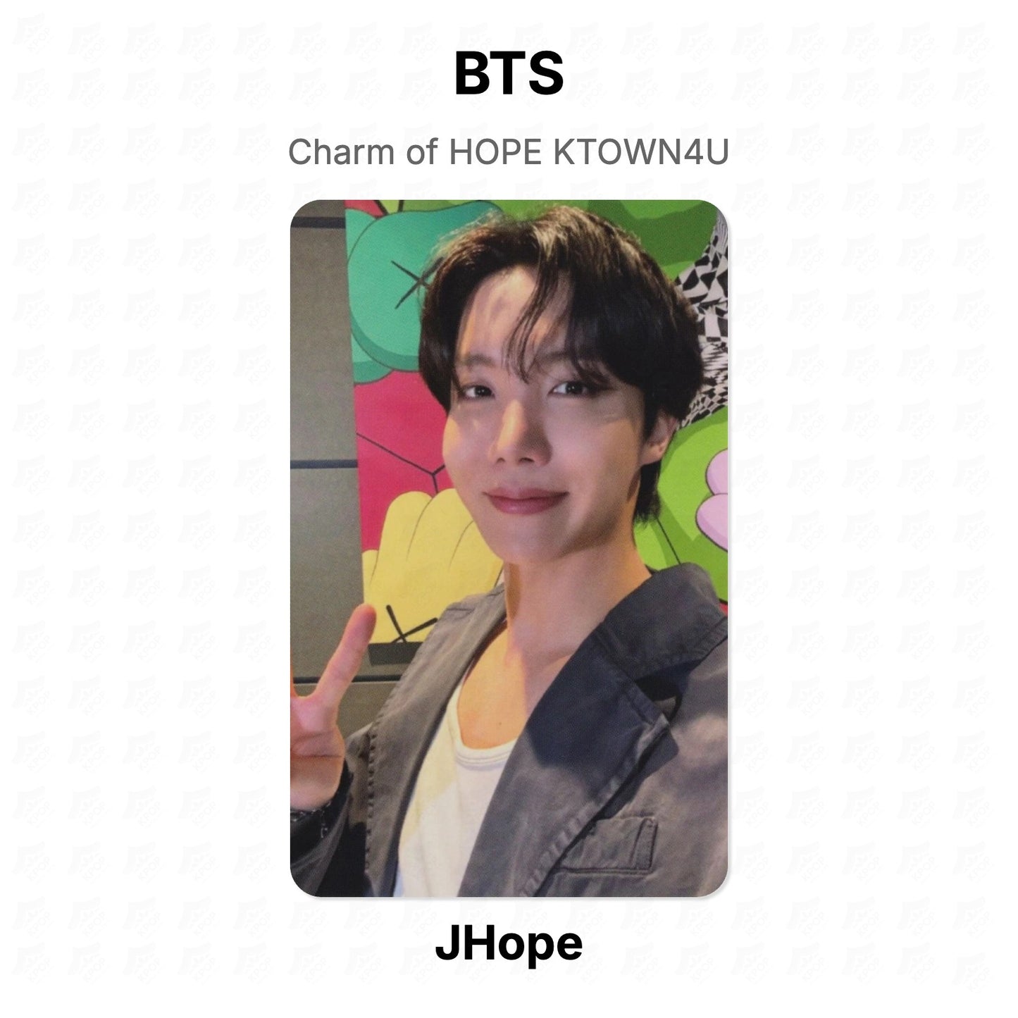 BTS Charm of HOPE KTOWN4U Official Photocard