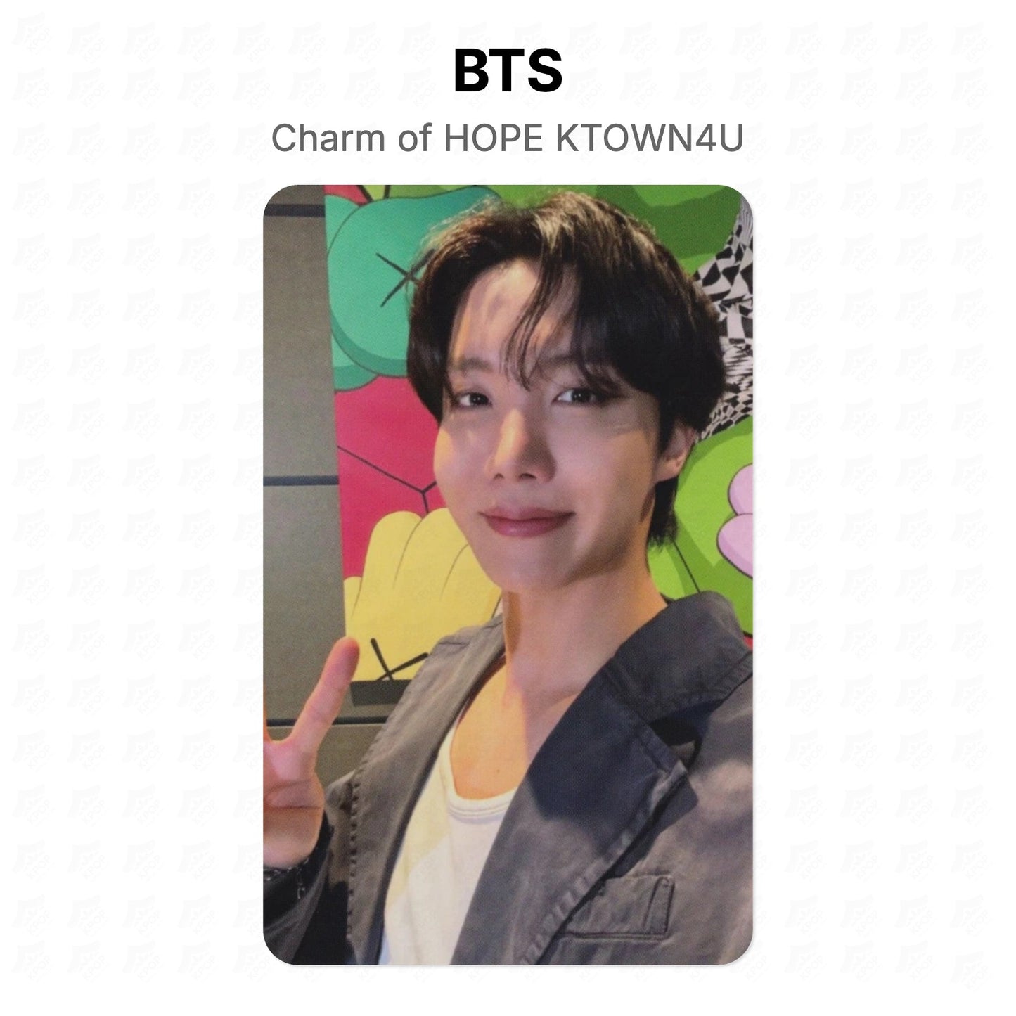 BTS Charm of HOPE KTOWN4U Official Photocard