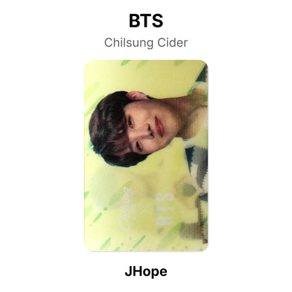 BTS Chilsung Cider Offizielle Photocard