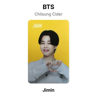 BTS Chilsung Cider Offizielle Photocard
