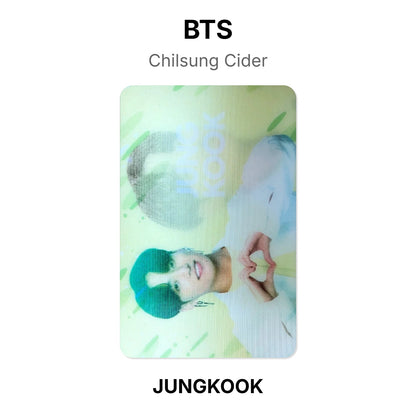 BTS Chilsung Cider Offizielle Photocard