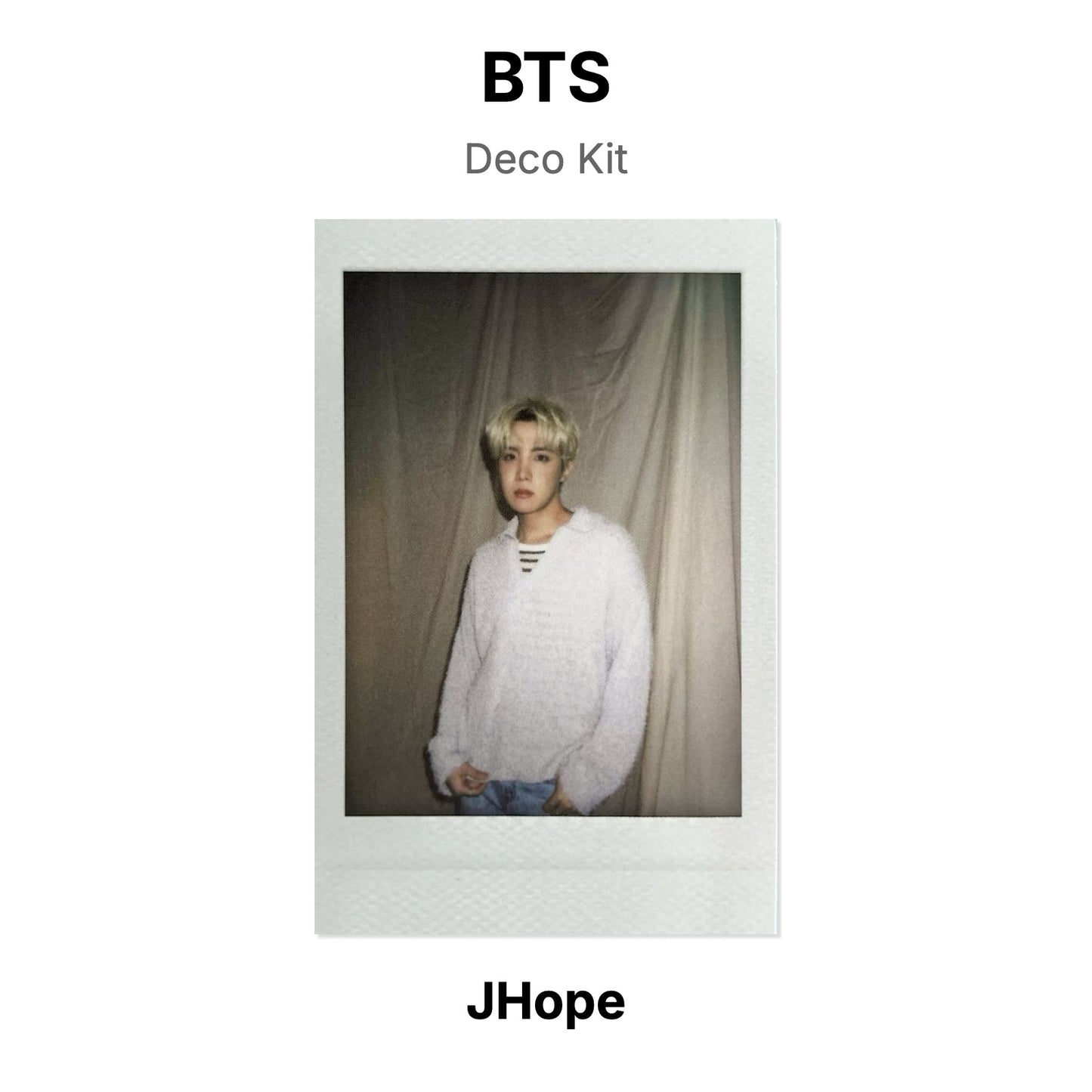 BTS Deco Kit photocard oficial
