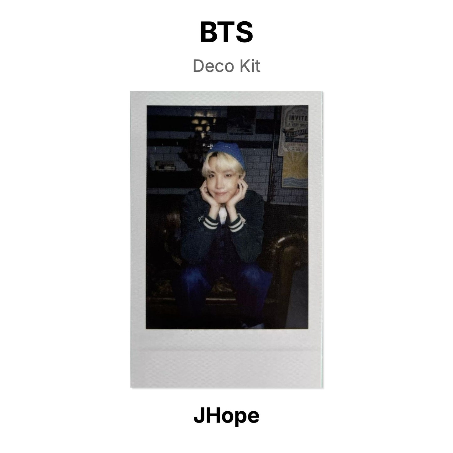 BTS Deco Kit photocard oficial