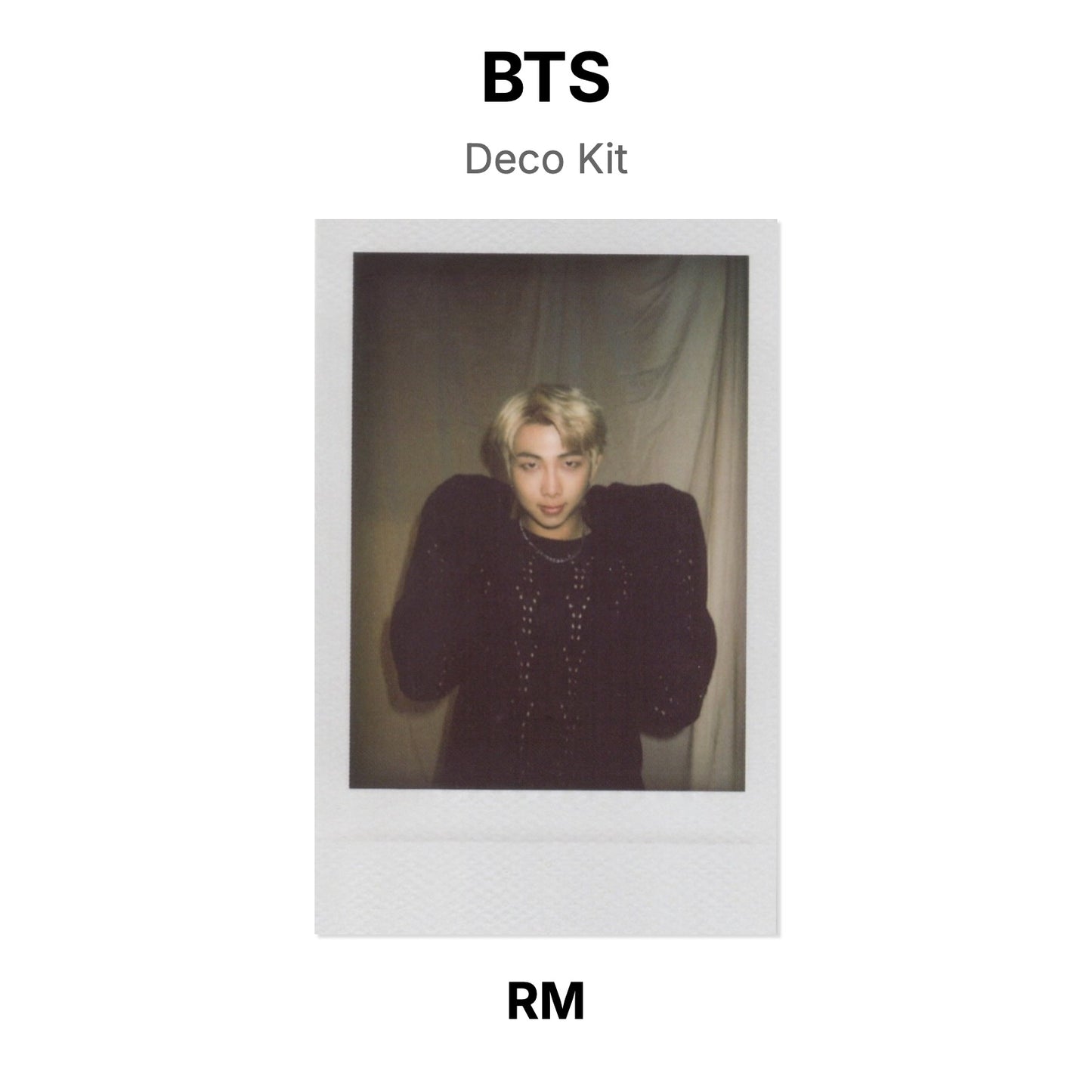 BTS Deco Kit photocard oficial