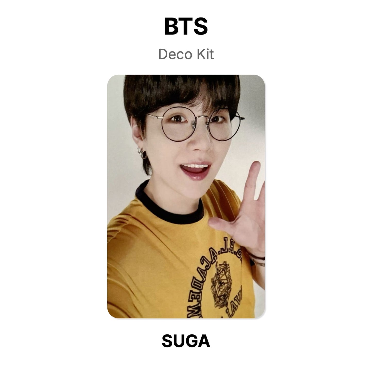 BTS Deco Kit photocard oficial
