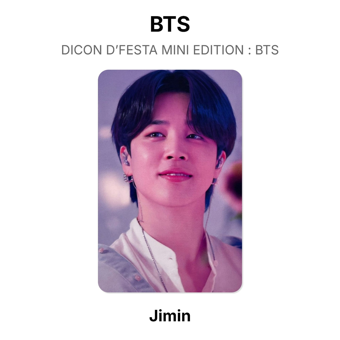 BTS DICON D’FESTA MINI EDITION : BTS โฟโต้การ์ดของแท้