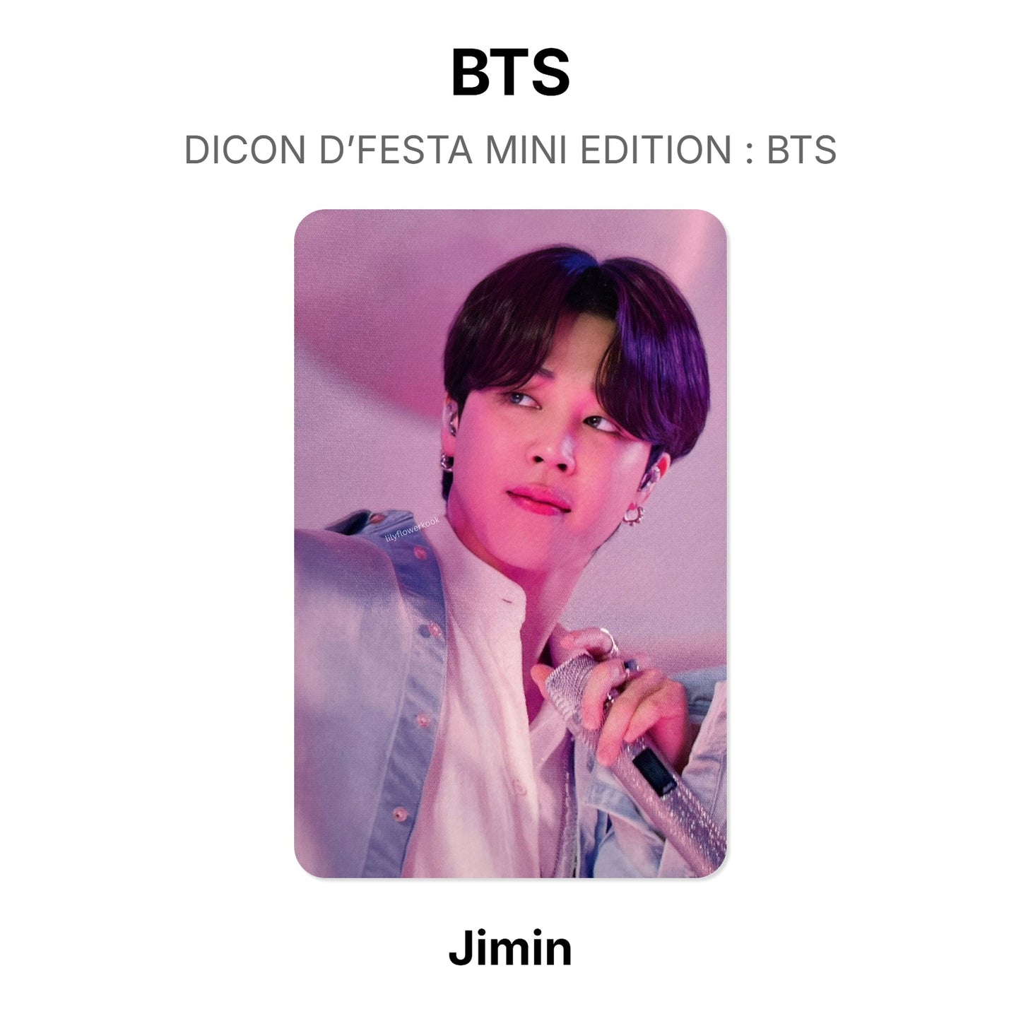 BTS DICON D’FESTA MINI EDITION : BTS โฟโต้การ์ดของแท้