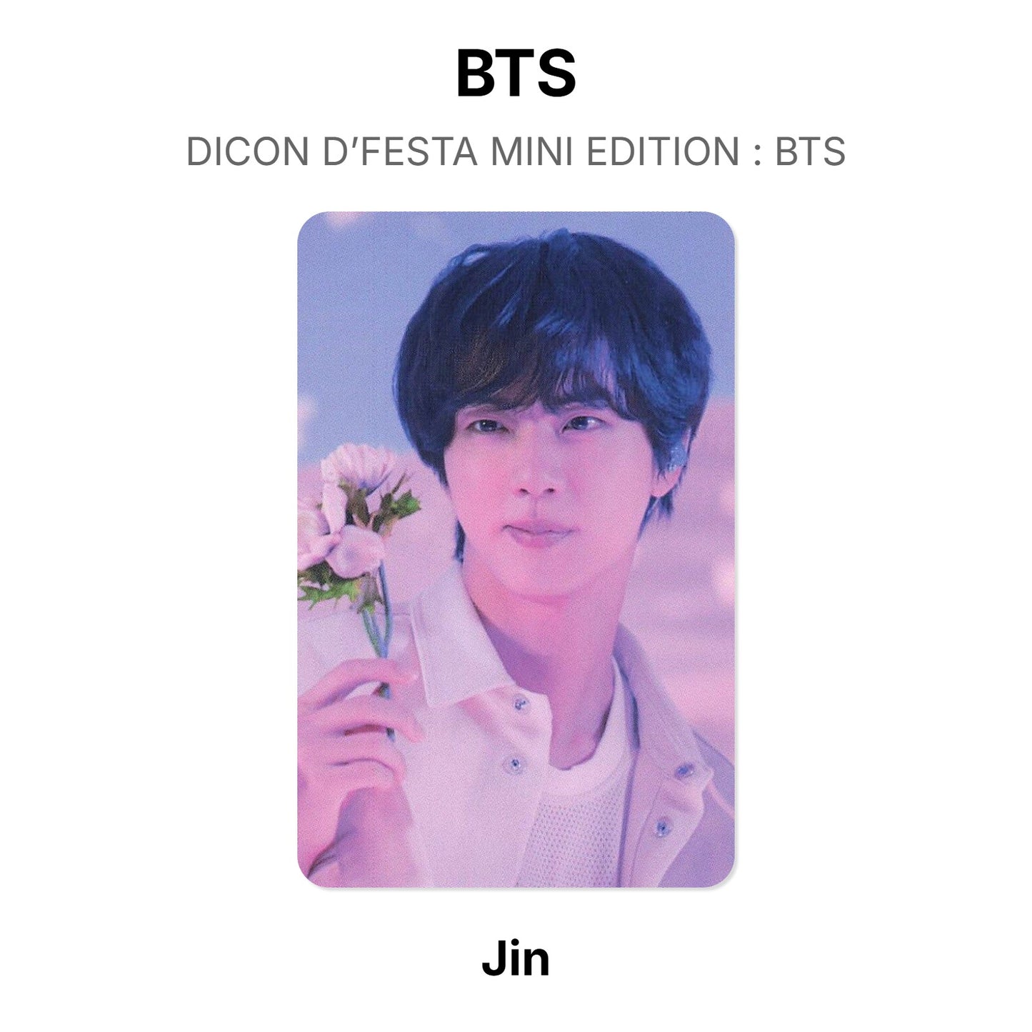 BTS DICON D’FESTA MINI EDITION : BTS โฟโต้การ์ดของแท้