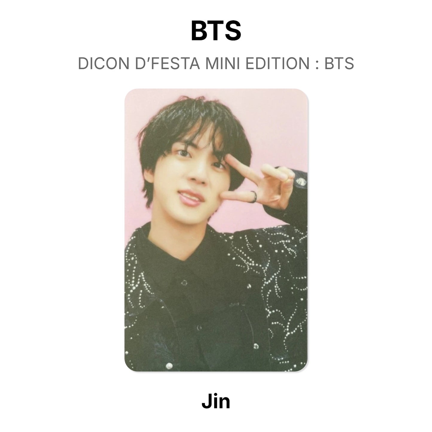 BTS DICON D’FESTA MINI EDITION : BTS โฟโต้การ์ดของแท้