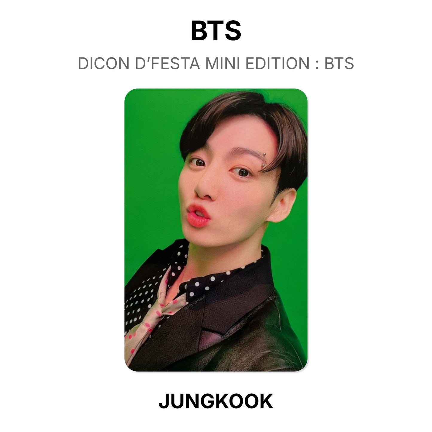 BTS DICON D’FESTA MINI EDITION : BTS โฟโต้การ์ดของแท้